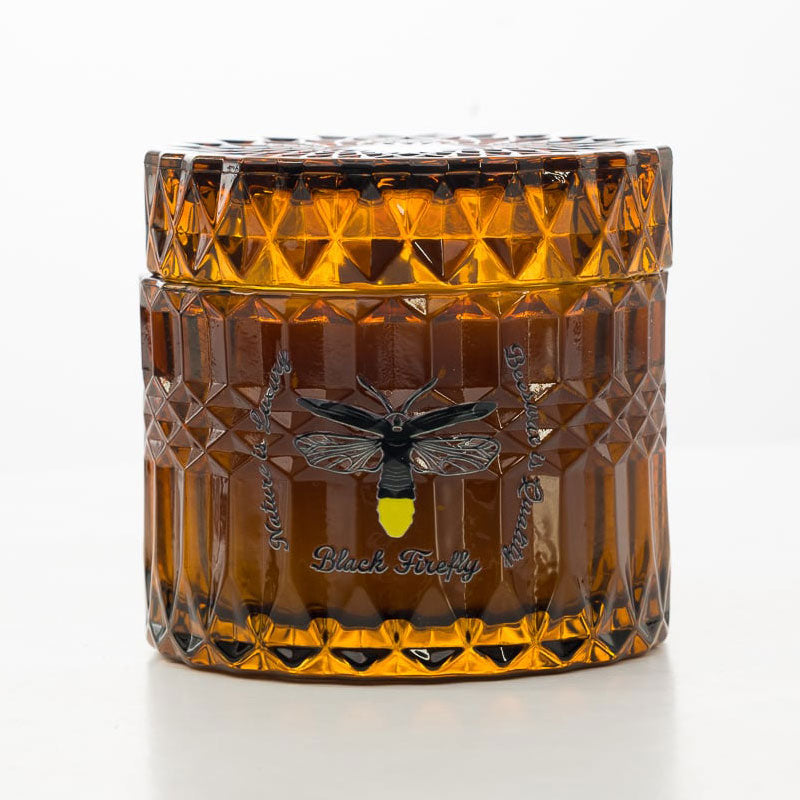 Sunset Over The Hills - Glass Candle