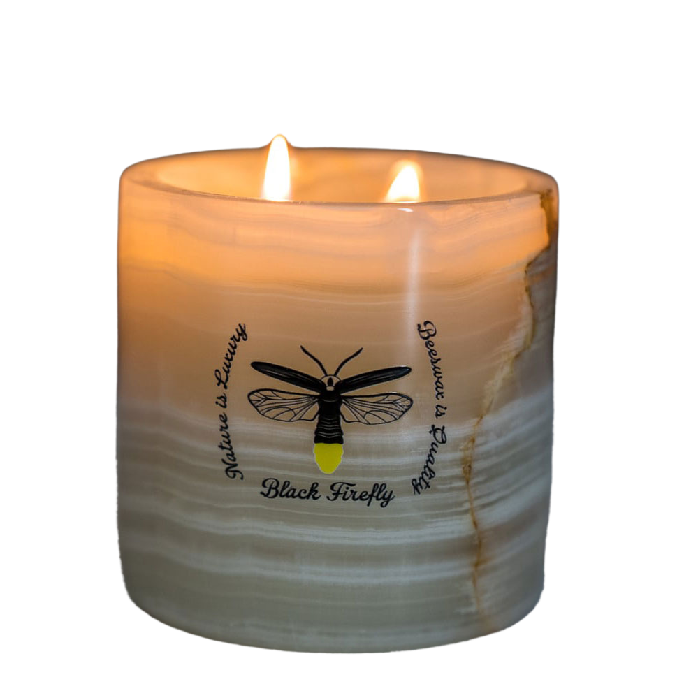 Hills of Lombok - Green Onyx Candle